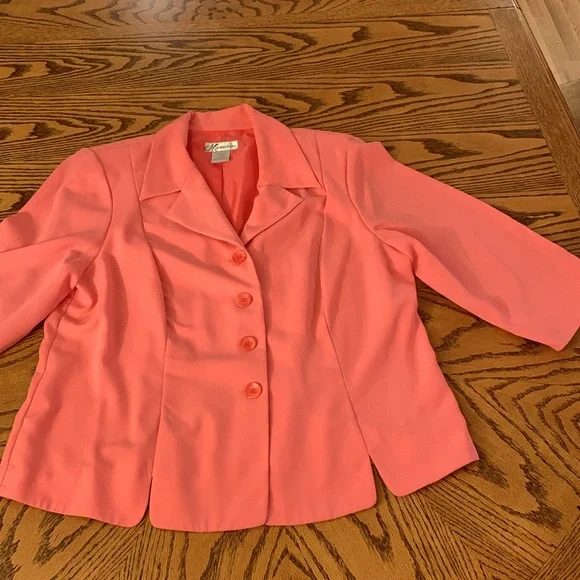 Modest Dress Barn pink dress jacket - Picture 5 of 9